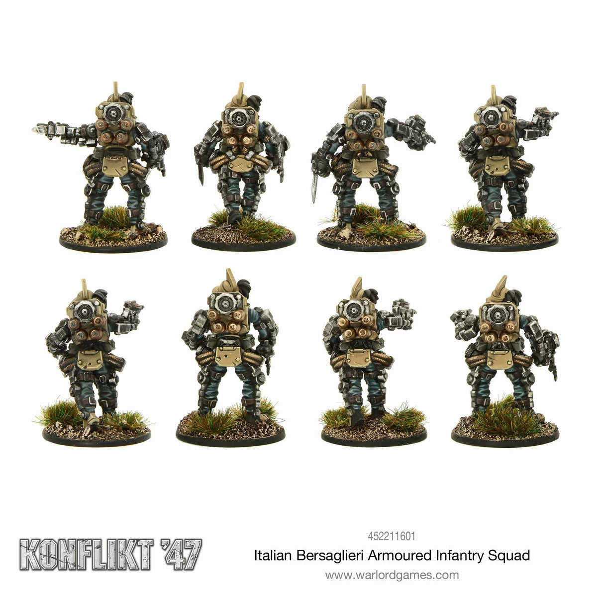 Konflikt '47 - Axis: Bersaglieri Armoured Infantry Squad