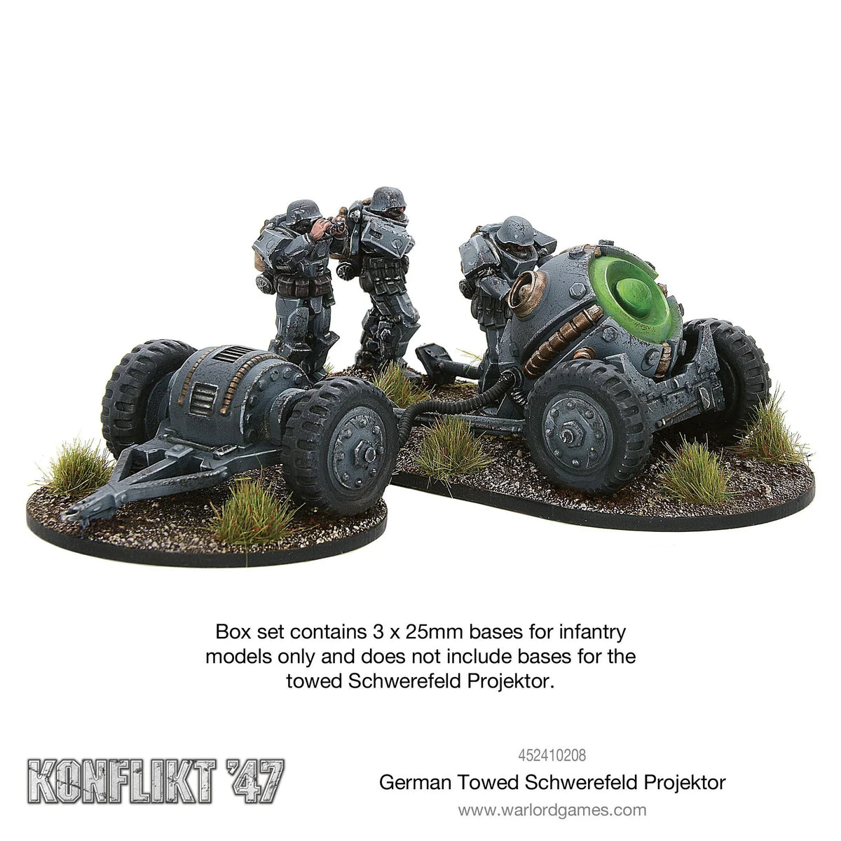 Konflikt '47 - Axis: Towed Schwerefeld Projektor (Heavy Infantry Crew)