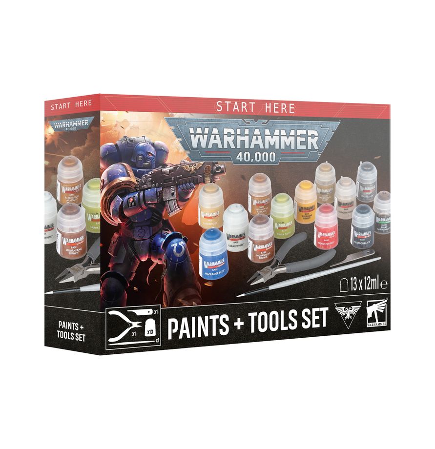 Warhammer 40,000 - Paint + Tools Set
