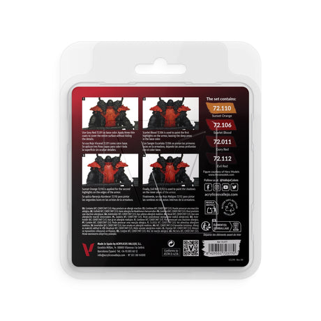 Vallejo - Game Colour - Red Color Set