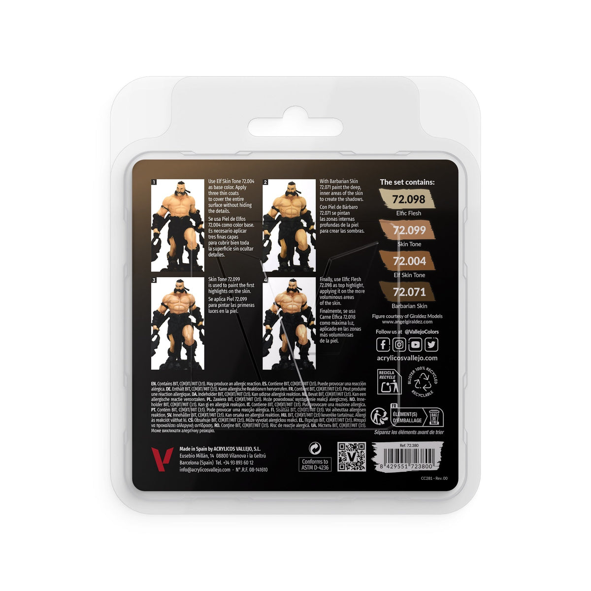 Vallejo - Game Colour - Tanned Skin Set