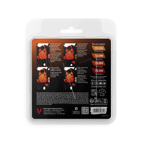 Vallejo - Game Colour - Orange Color Set