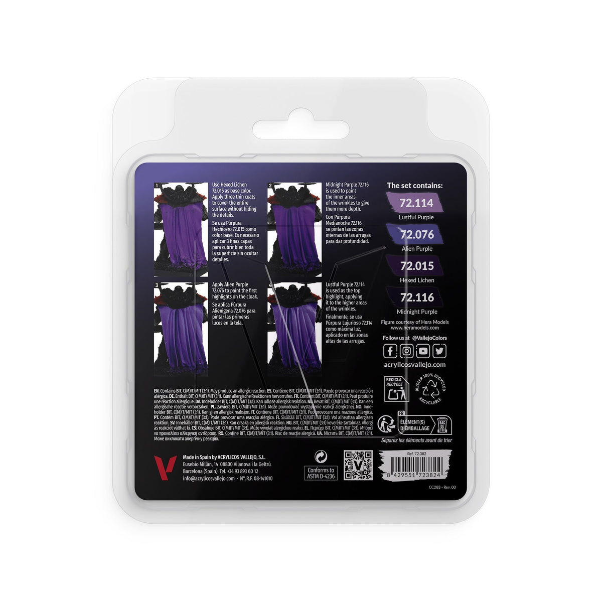 Vallejo - Game Colour - Purple Color Set