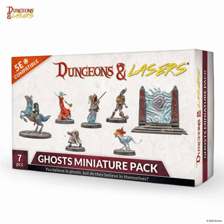 Dungeons & Lasers: Miniatures - Ghosts Miniature Pack