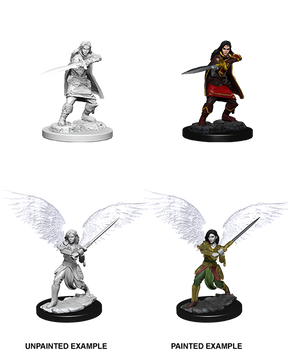D&D Nolzurs Marvelous Unpainted Miniatures Female Aasimar Fighter