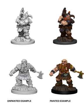 D&D Nolzurs Marvelous Unpainted Miniatures Male Dwarf Barbarian