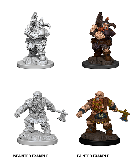 D&D Nolzurs Marvelous Unpainted Miniatures Male Dwarf Barbarian