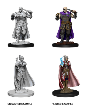 D&D Nolzurs Marvelous Unpainted Miniatures Human Ranger & Moon Elf Sorcerer