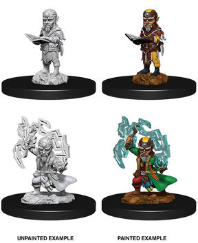 Pathfinder Deep Cuts Unpainted Miniatures Male Gnome Sorcerer