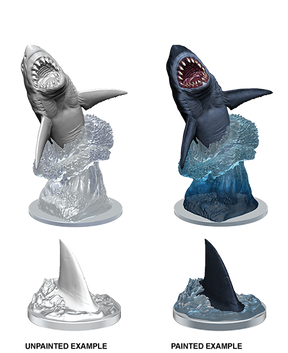 WizKids Deep Cuts Unpainted Miniatures Shark