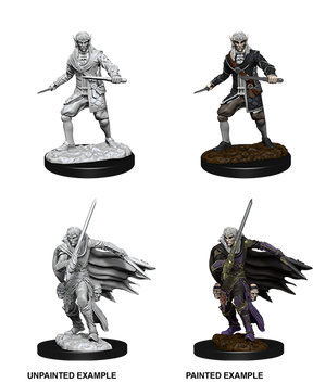 Pathfinder Deep Cuts Unpainted Miniatures Male Elf Rogue