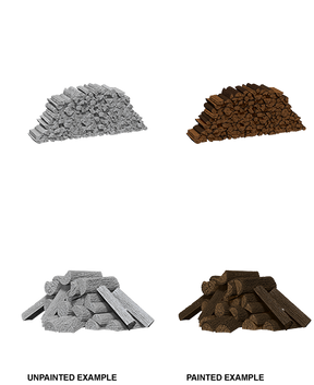 WizKids Deep Cuts Unpainted Miniatures Signs & lights