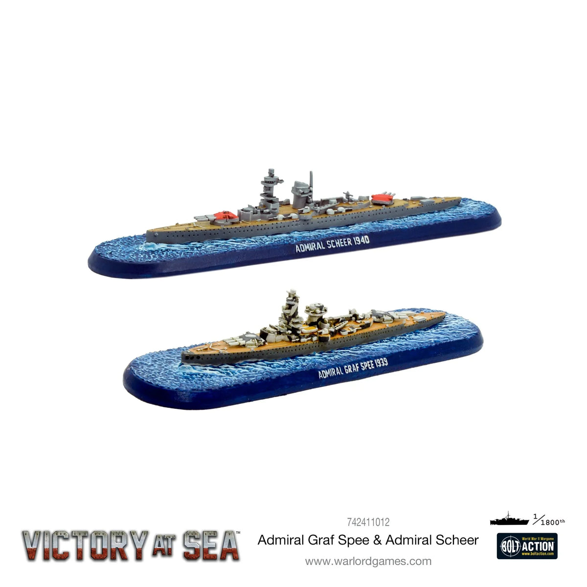 Victory at Sea - Cruisers Adm. Graf Spee & Adm. Scheer
