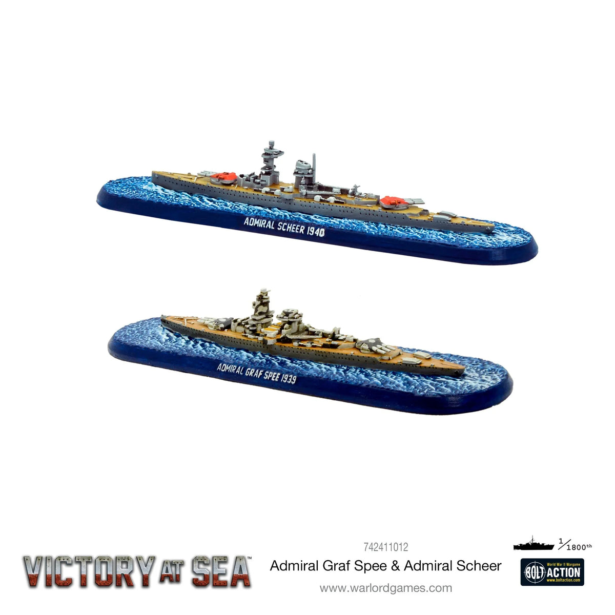 Victory at Sea - Cruisers Adm. Graf Spee & Adm. Scheer