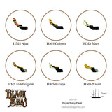Black Seas - Royal Navy Fleet: British Starter Set