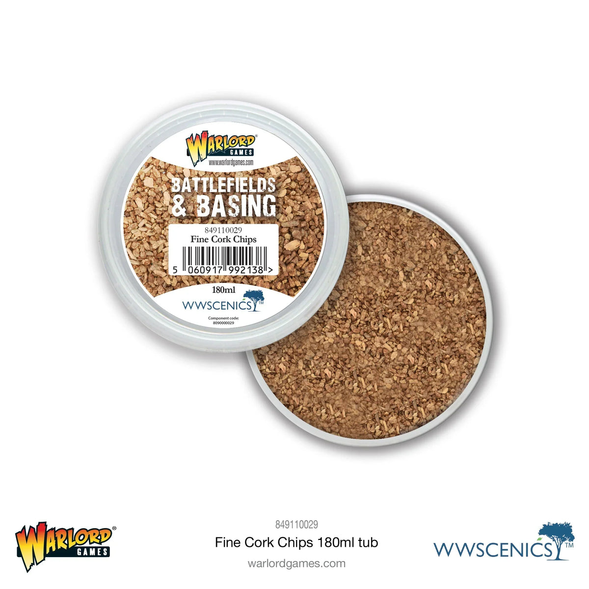 Battlefields & Basing - Fine Cork Chips (180ml)