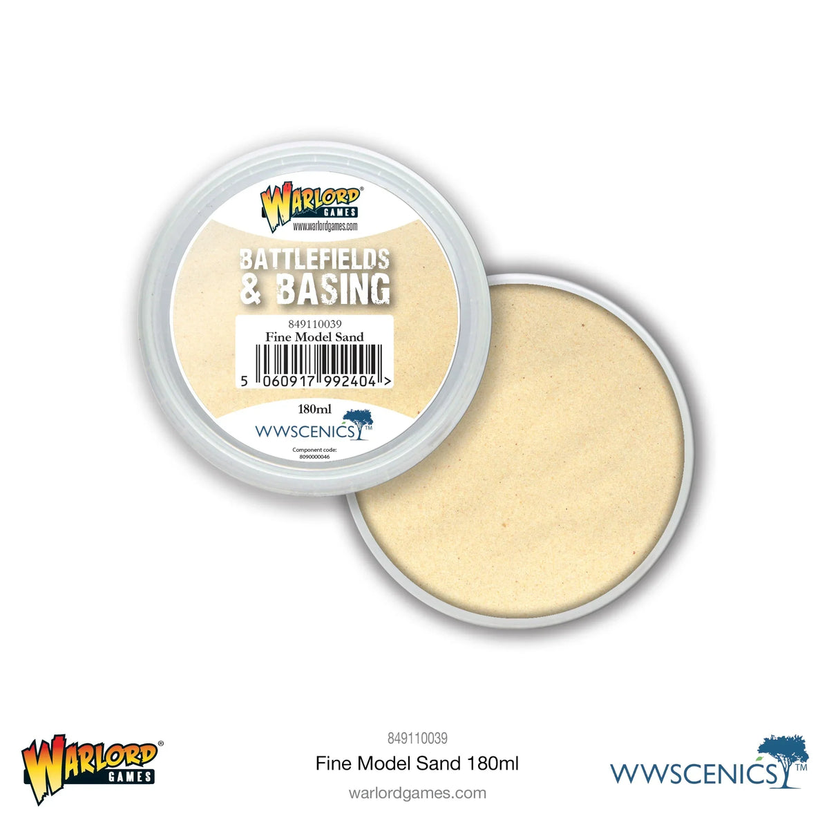 Battlefields & Basing - Fine Model Sand (180ml)