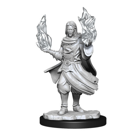 Critical Role Unpainted Miniatures Hollow One Rogue and Sorceror Male
