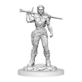 D&D Nolzurs Marvelous Miniatures Orc Fighter Female