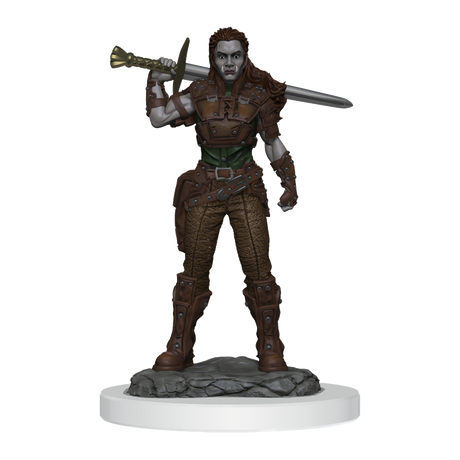 D&D Nolzurs Marvelous Miniatures Orc Fighter Female