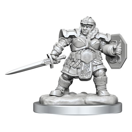 D&D Nolzurs Marvelous Unpainted Miniatures Dwarf Fighter Female