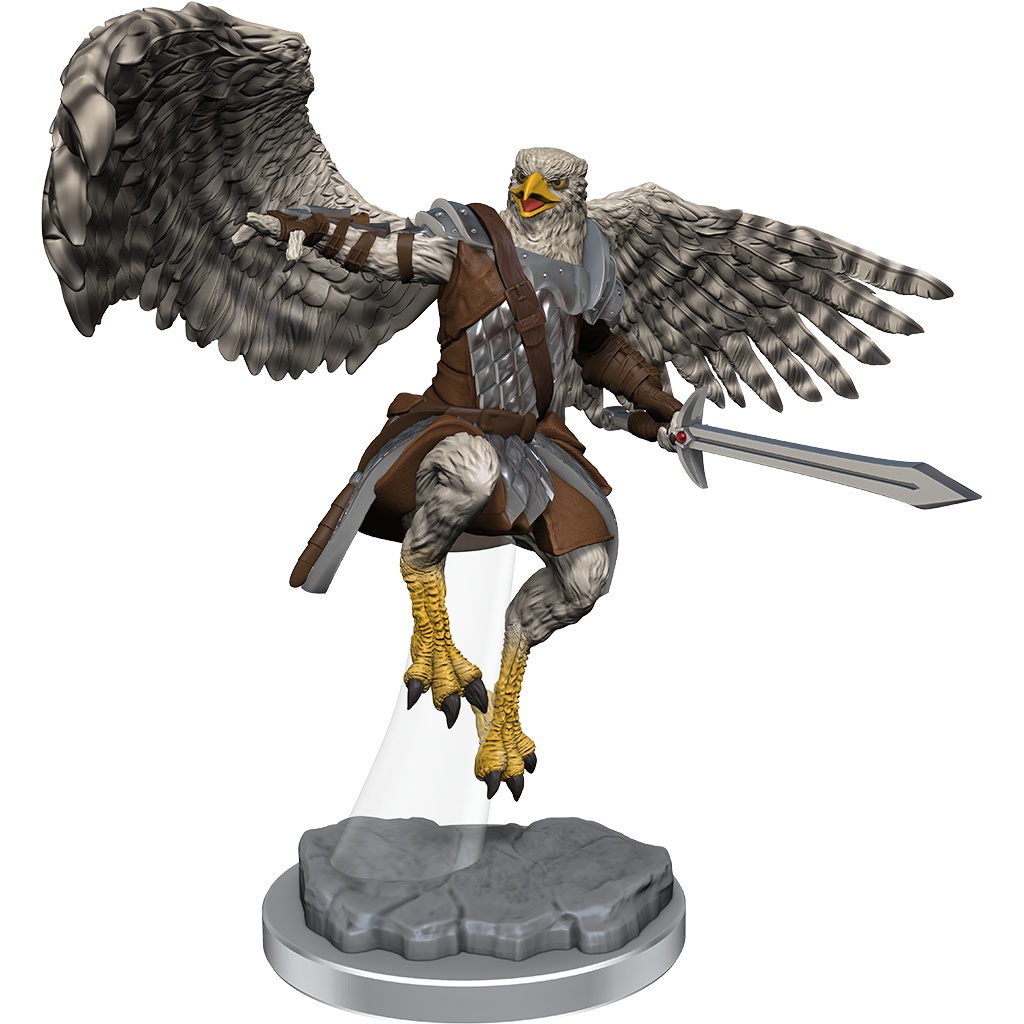 D&D Nolzurs Marvelous Unpainted Miniatures Aarakocra Paladins