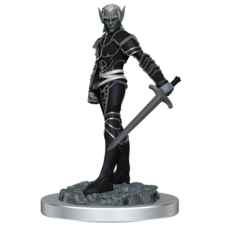 D&D Nolzurs Marvelous Miniatures Drow Fighters