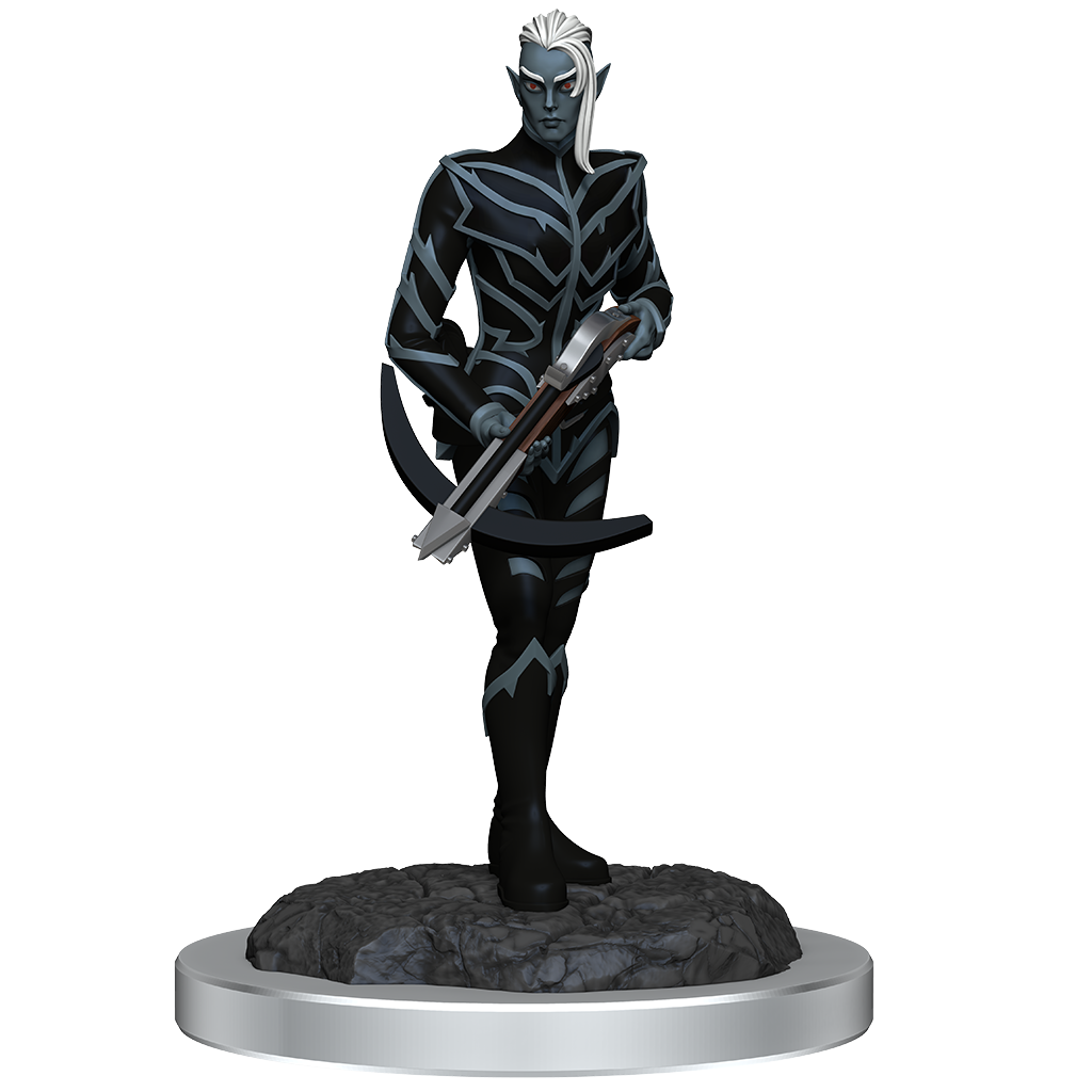 D&D Nolzurs Marvelous Miniatures Drow Fighters