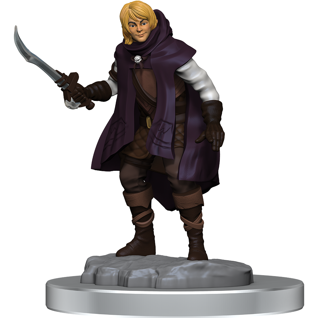 D&D Nolzurs Marvelous Miniatures Elf Rogue & Half-Elf Rogue Protege