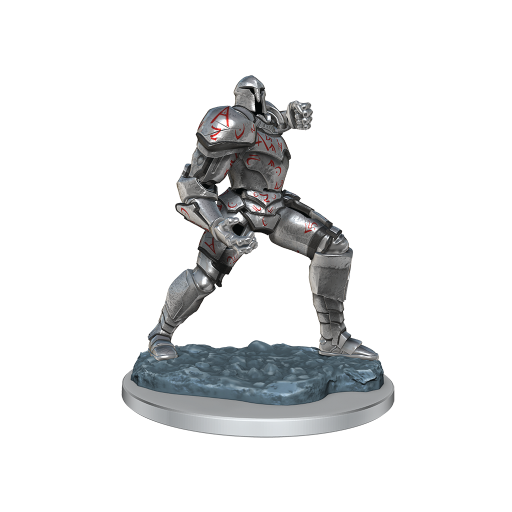 Critical Role Unpainted Miniatures Platinum Golem