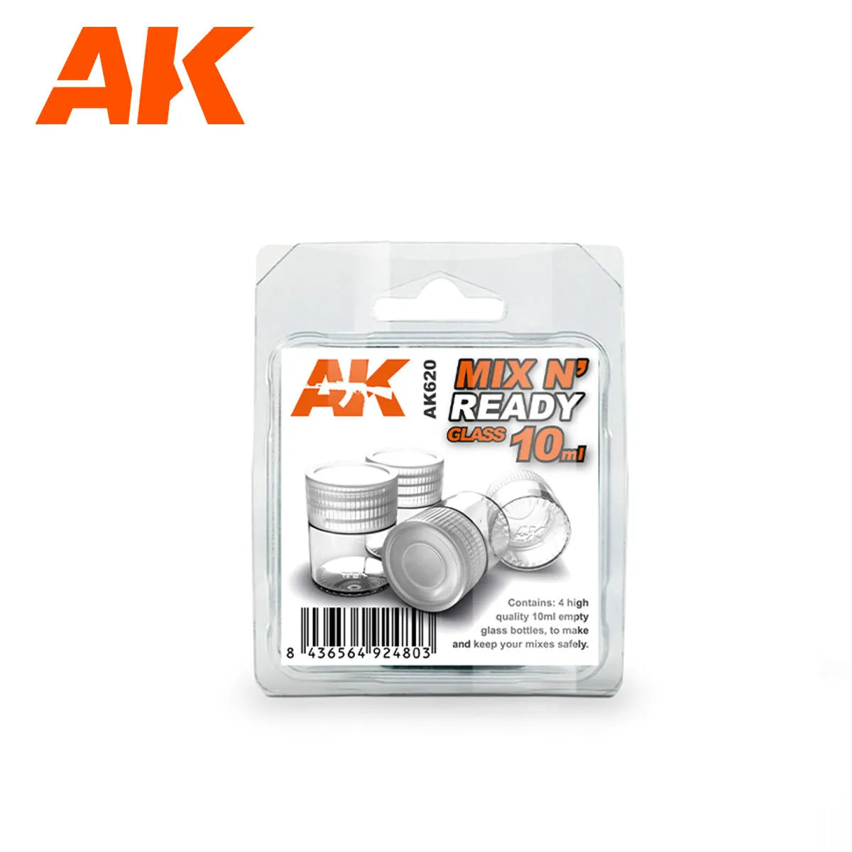 AK Interactive - Complements - Mix & Ready Glass 10ml