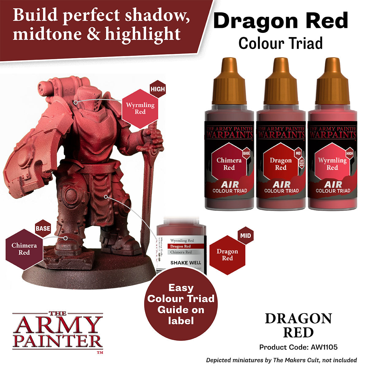 The Army Painter - Warpaints Air: Dragon Red