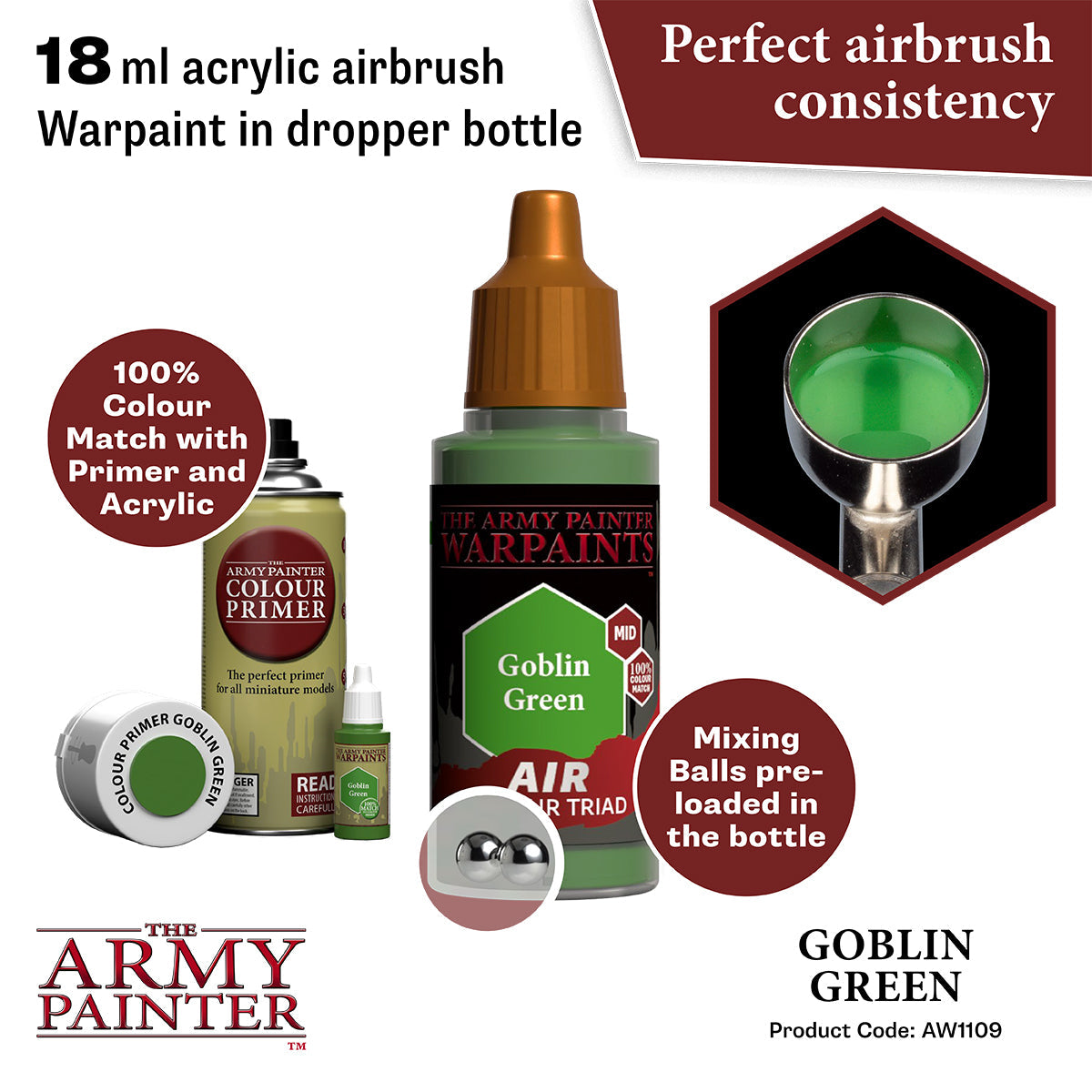 The Army Painter - Warpaints Air: Goblin Green