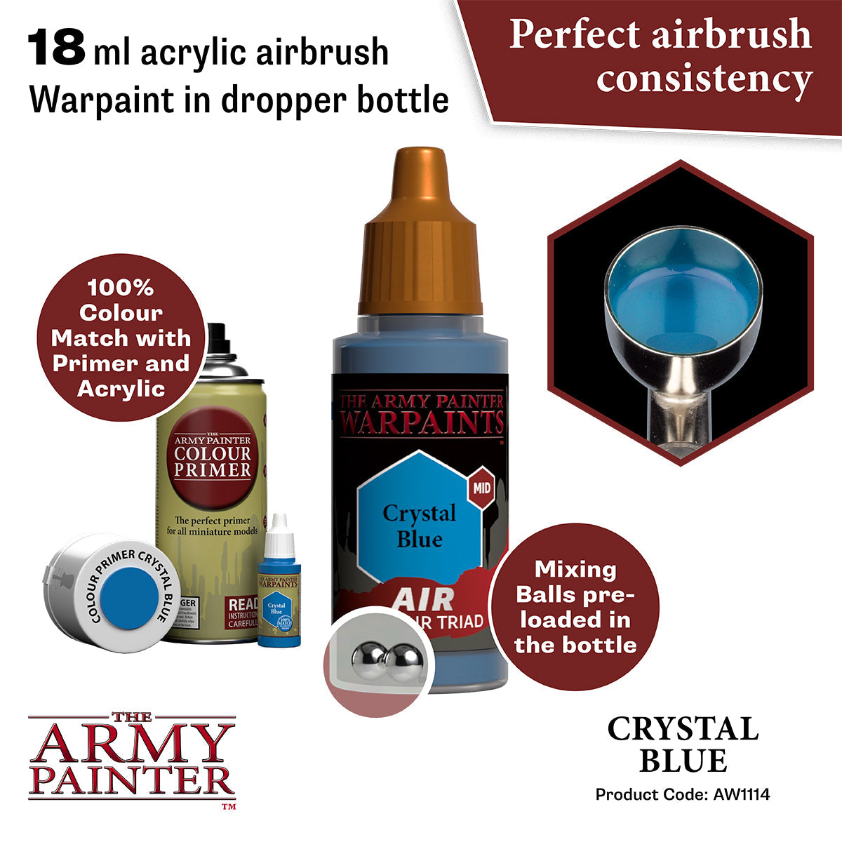The Army Painter - Warpaints Air: Crystal Blue