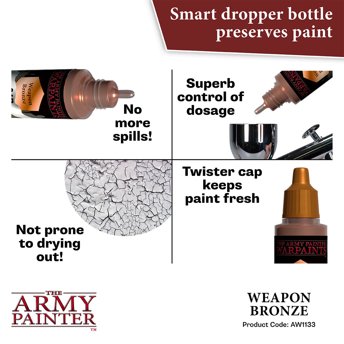 The Army Painter - Warpaints Air Metallics: Weapon Bronze