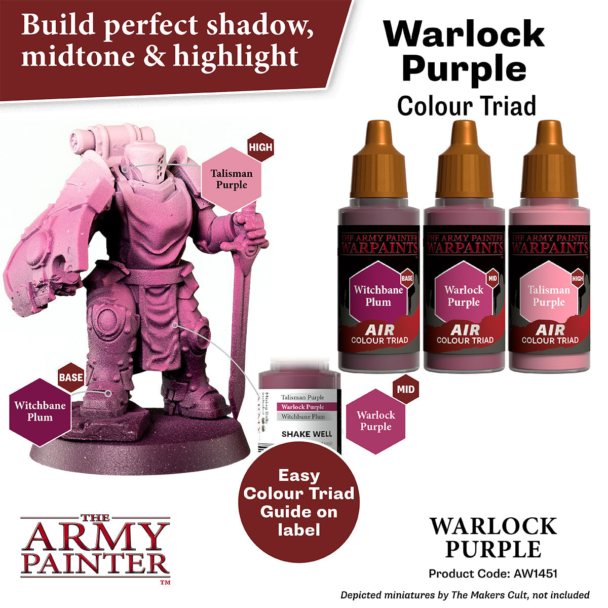 The Army Painter - Warpaints Air: Warlock Purple