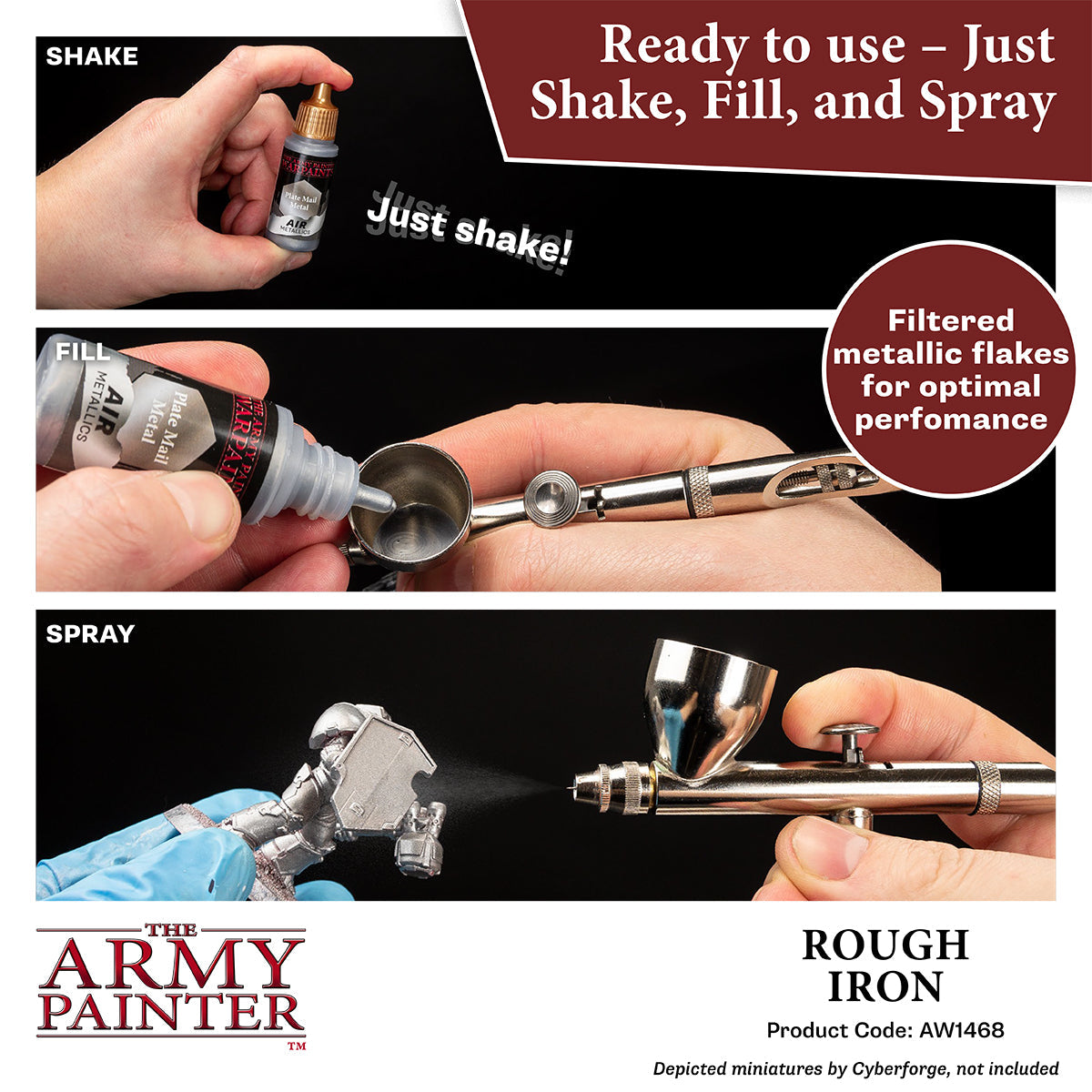 The Army Painter - Warpaints Air Metallics: Rough Iron