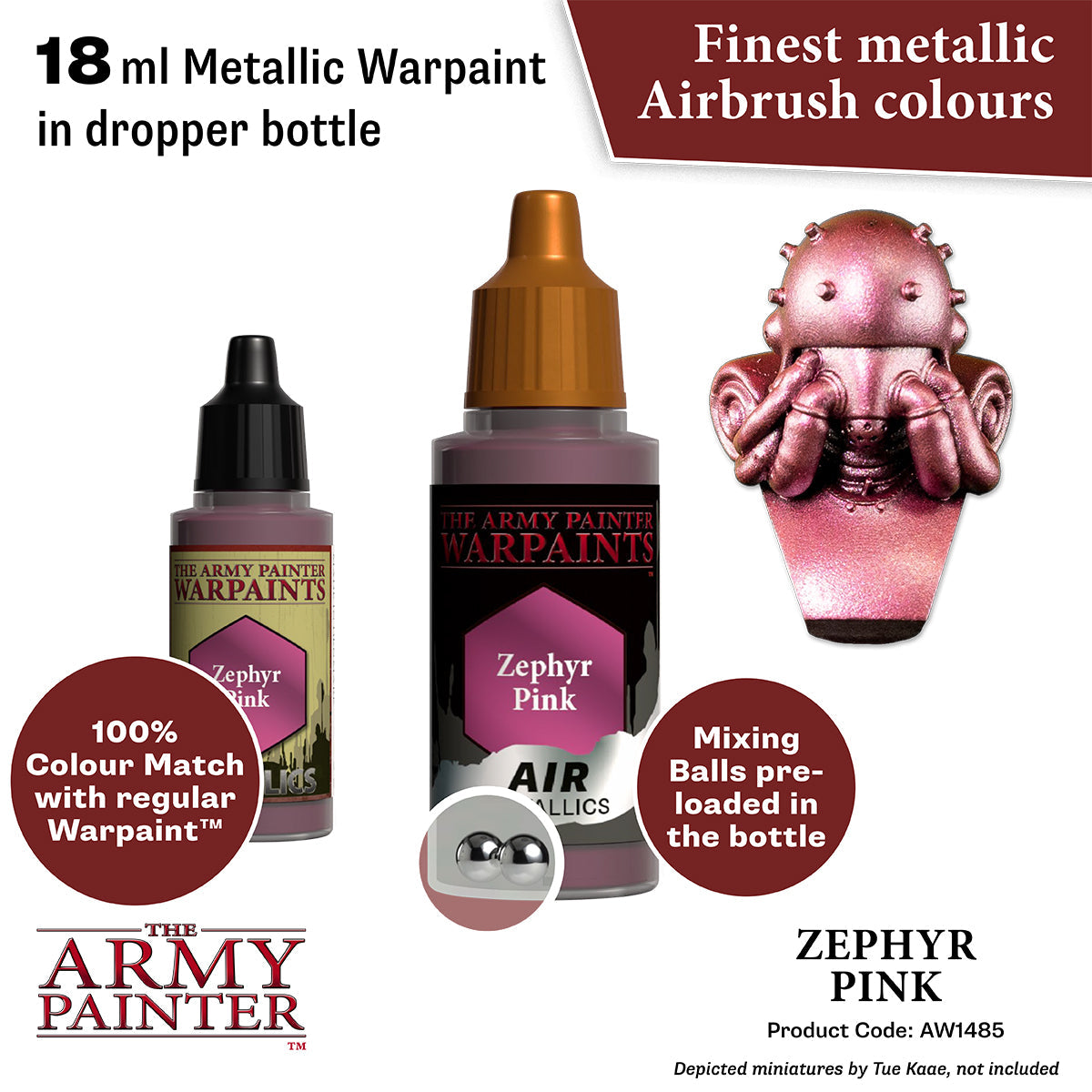 The Army Painter - Warpaints Air Metallics: Zephyr Pink