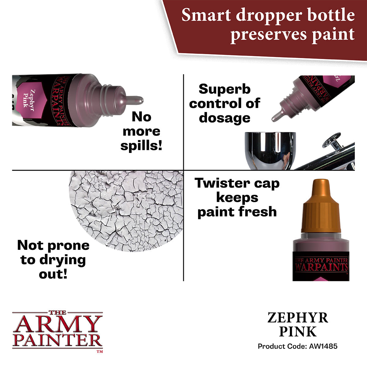 The Army Painter - Warpaints Air Metallics: Zephyr Pink