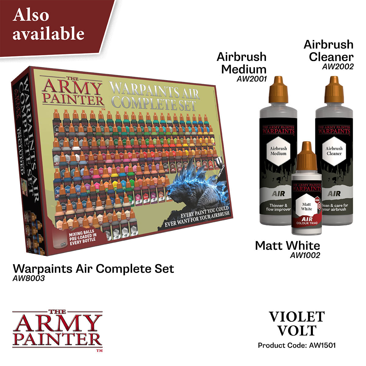 The Army Painter - Warpaints Air Fluorescent: Violet Volt