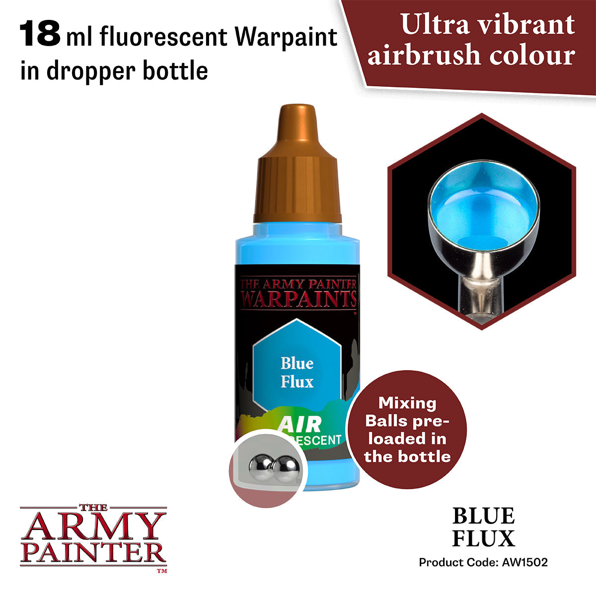 The Army Painter - Warpaints Air Fluorescent: Blue Flux