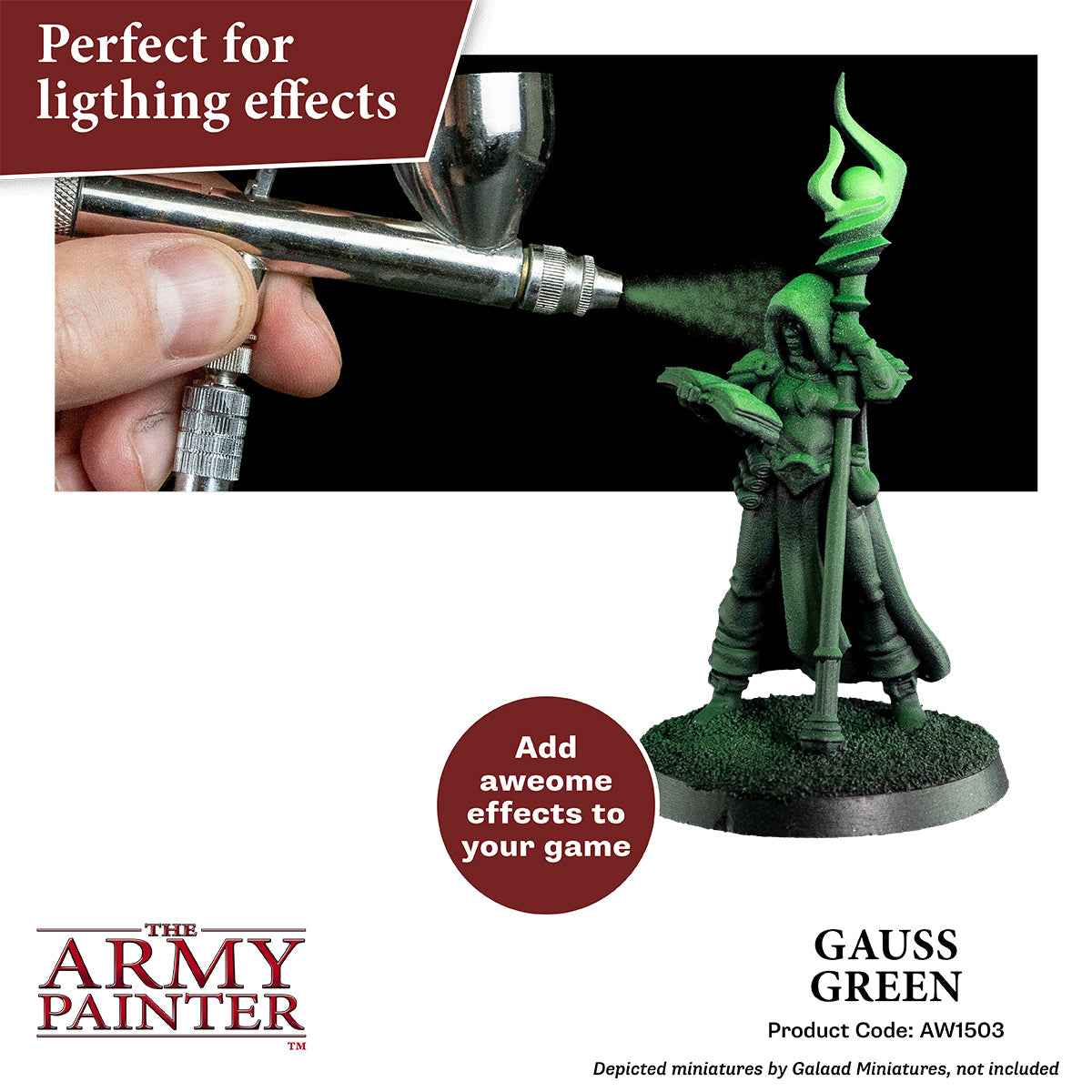 The Army Painter - Warpaints Air Fluorescent: Gauss Green