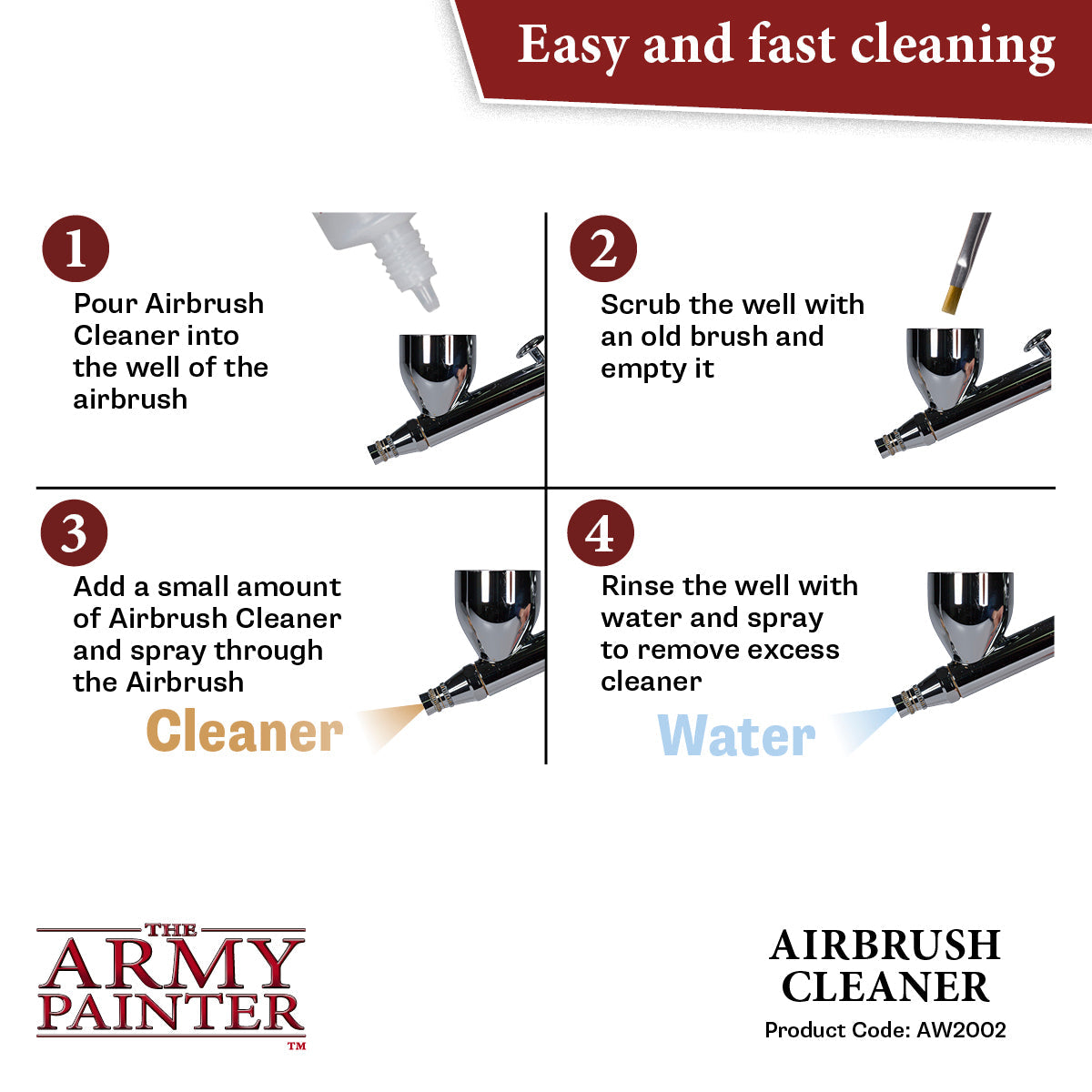 The Army Painter - Warpaints Air Accessories: Airbrush Cleaner