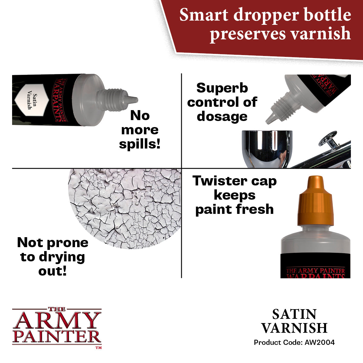 The Army Painter - Warpaints Air Accessories: Aegis Suit Satin Varnish