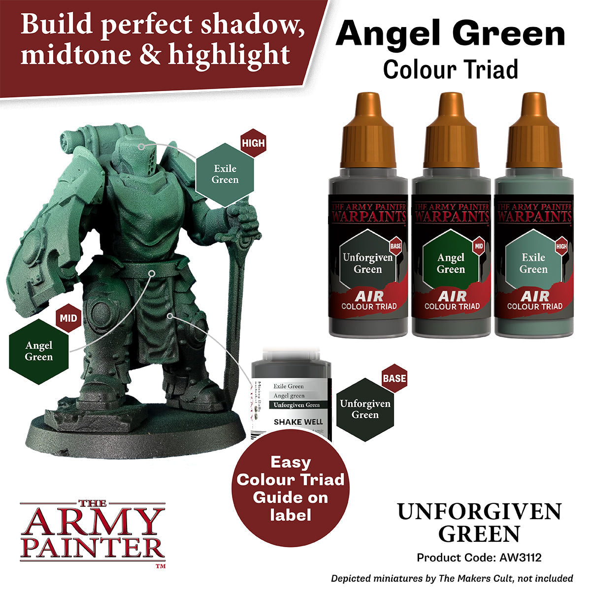 The Army Painter - Warpaints Air: Unforgiven Green