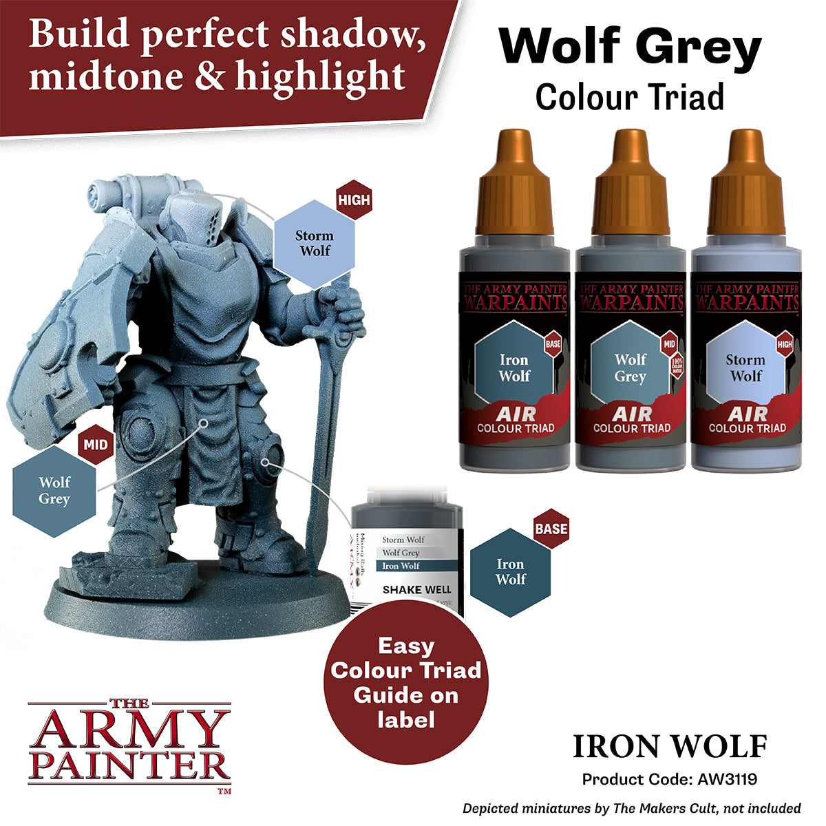 The Army Painter - Warpaints Air: Iron Wolf