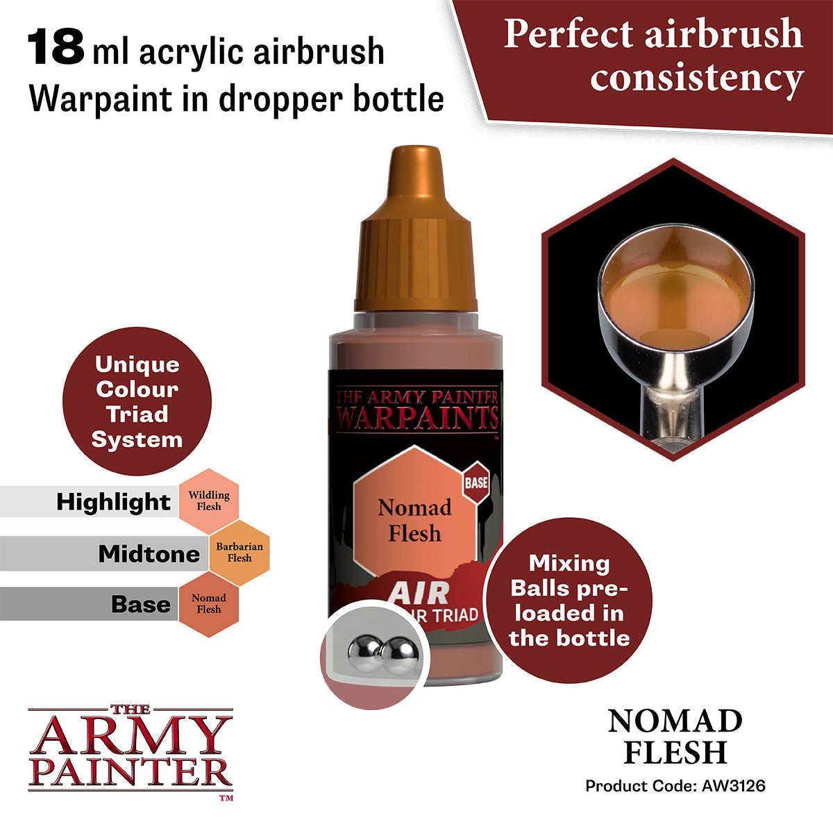 The Army Painter - Warpaints Air: Nomad Flesh