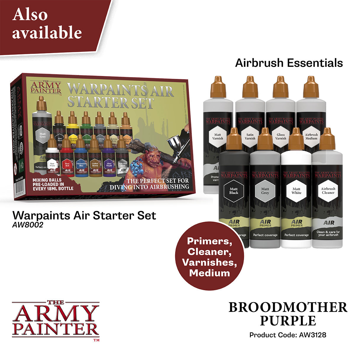 The Army Painter - Warpaints Air: Broodmother Purple