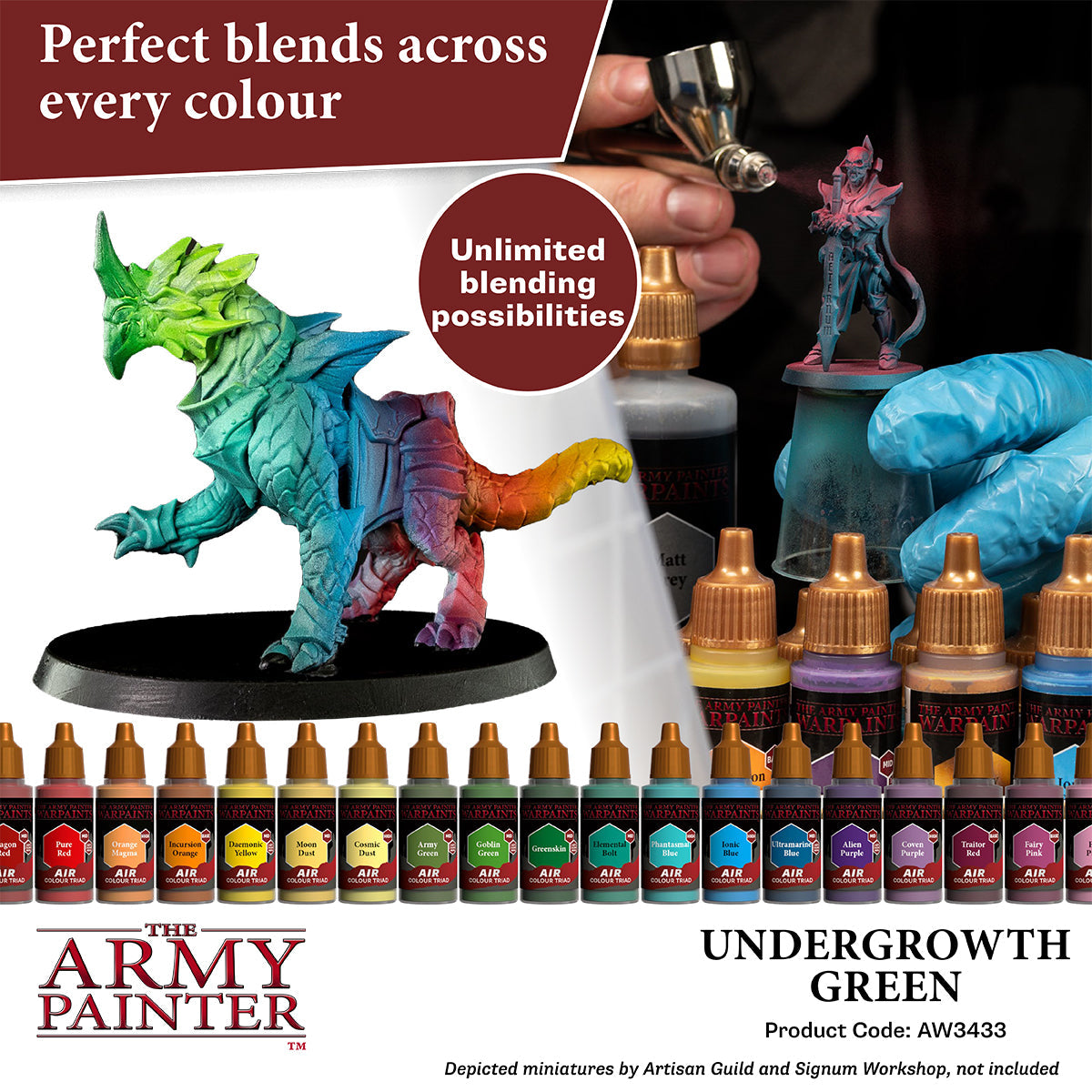 The Army Painter - Warpaints Air: Undergrowth Green