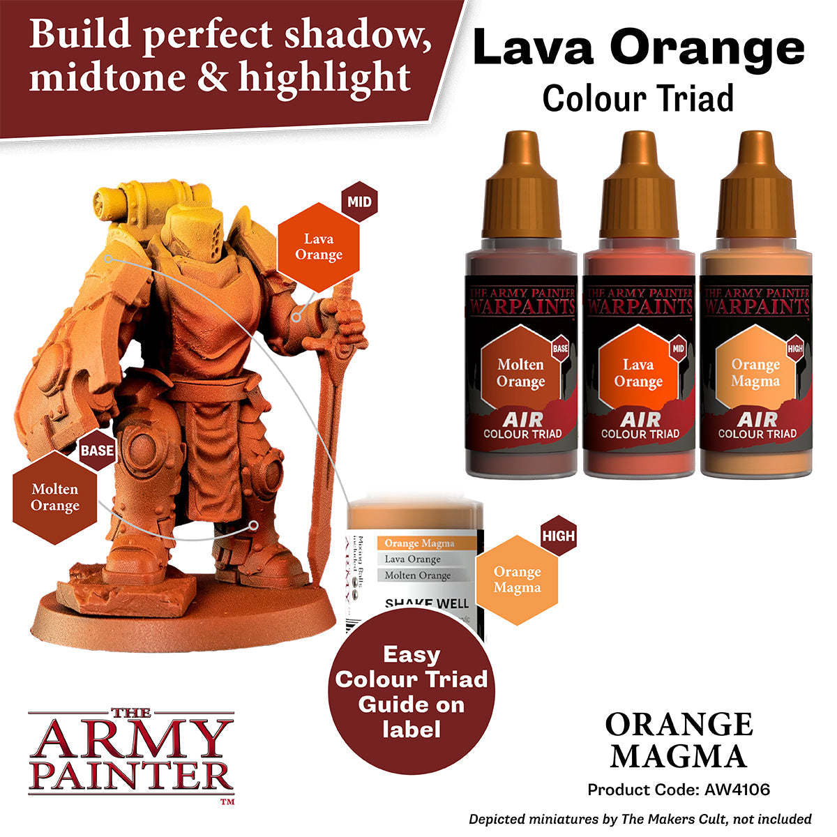 The Army Painter - Warpaints Air: Orange Magma